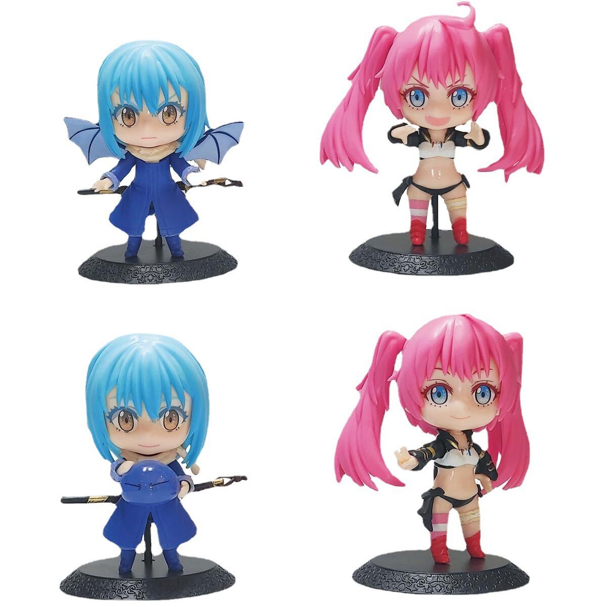 关于我转生变成史莱姆这档事 q版3代4款史莱姆 公仔摆件 袋装手办