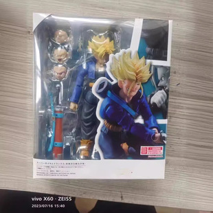 龙珠动漫手办 超级赛亚人 未来的少年 特兰克斯 关节可动摆件盒装