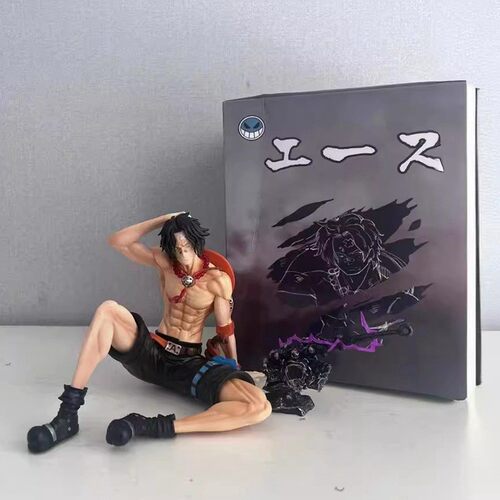 海贼王GK 负伤艾斯 坐姿 简易系列 雕像手办摆件机箱模型礼物盒装