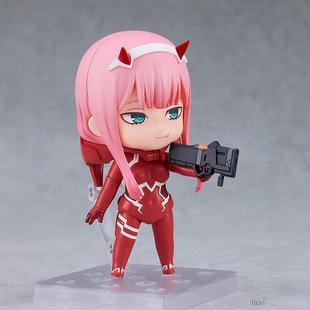 国家队 2408#零二 02 驾驶服 Q版粘土 可动换脸人偶 盒装摆件手办