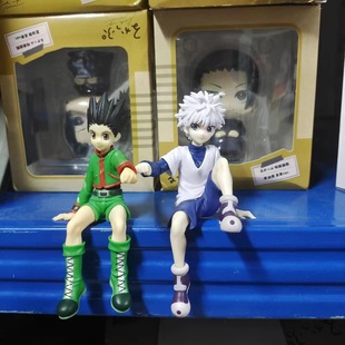 全职猎人手办 伊尔迷 奇犽 揍敌客 小杰 伊路米 压泡面 模型摆件