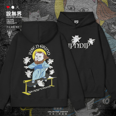 RIPNDIP滑板天使猫街头潮流卫衣