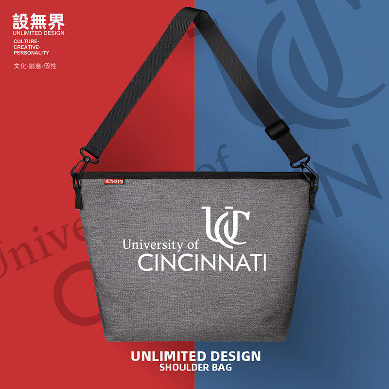 美国辛辛那提大学音乐学院单肩包休闲包男女包包斜挎包潮设 无界