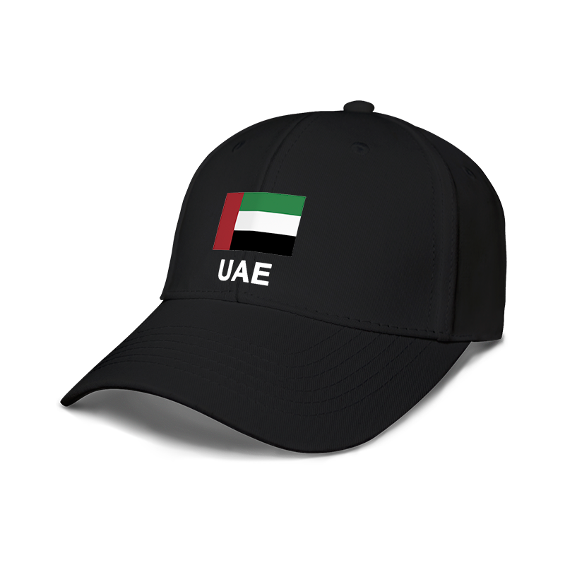 阿拉伯联合酋长国UAE遮阳帽鸭舌帽男女防晒帽棒球钓鱼帽夏设 无界