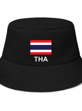 泰国Thailand渔夫帽男女防晒帽潮钓鱼帽太阳帽国家队帽子设 无界