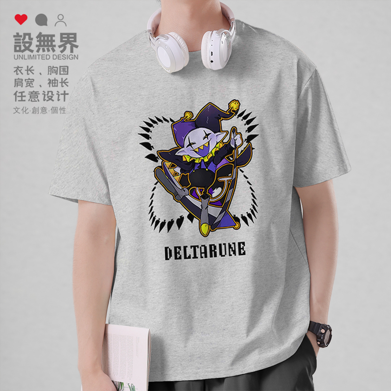 鬼牌小丑Jevil三角符文DeltarT恤