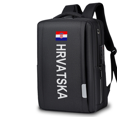 克罗地亚男士休闲商务双肩包定制