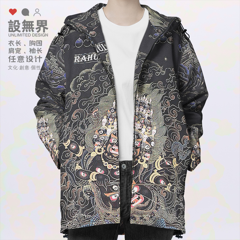 唐卡忿怒莲师金刚力士惹呼拉夹克