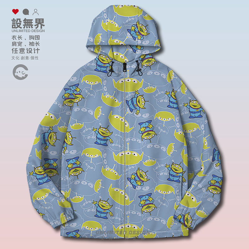 创意三眼公仔联名玩具周边美棉服