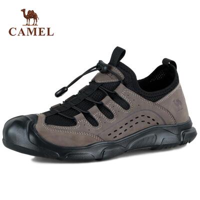 骆驼男鞋春季新款户外休闲鞋