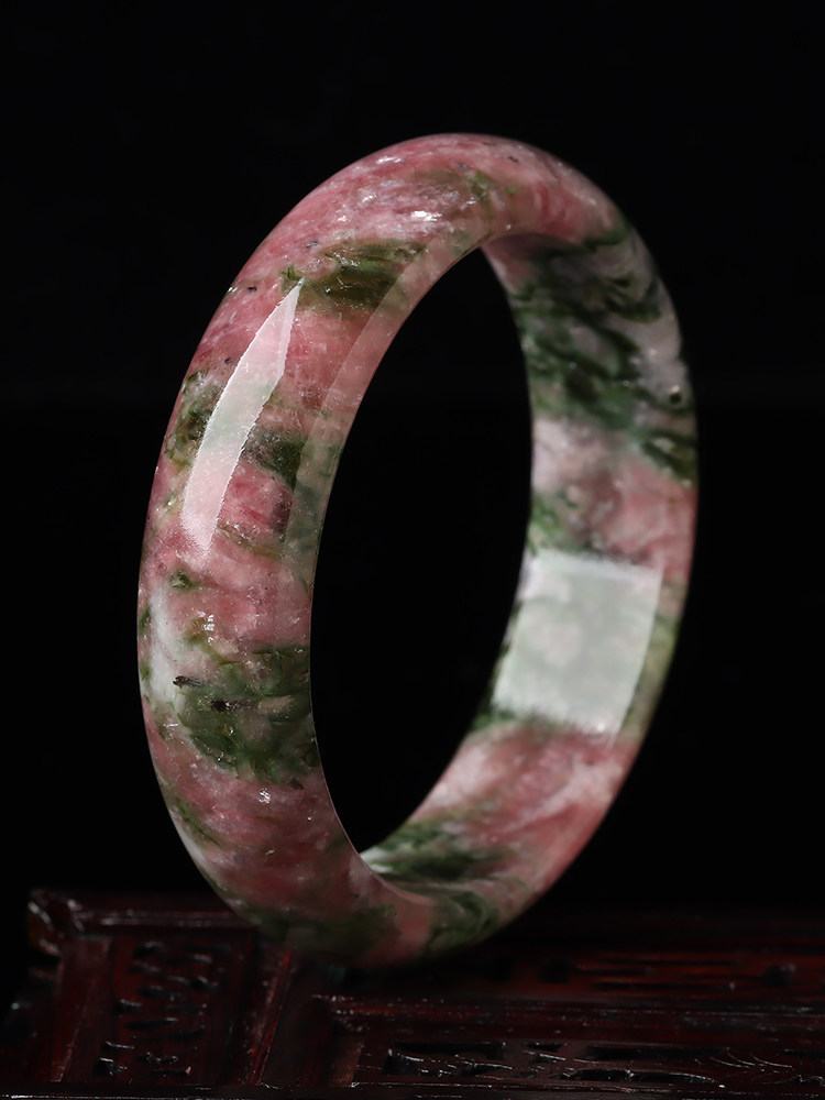 亲宝水晶天然西瓜碧玺手镯