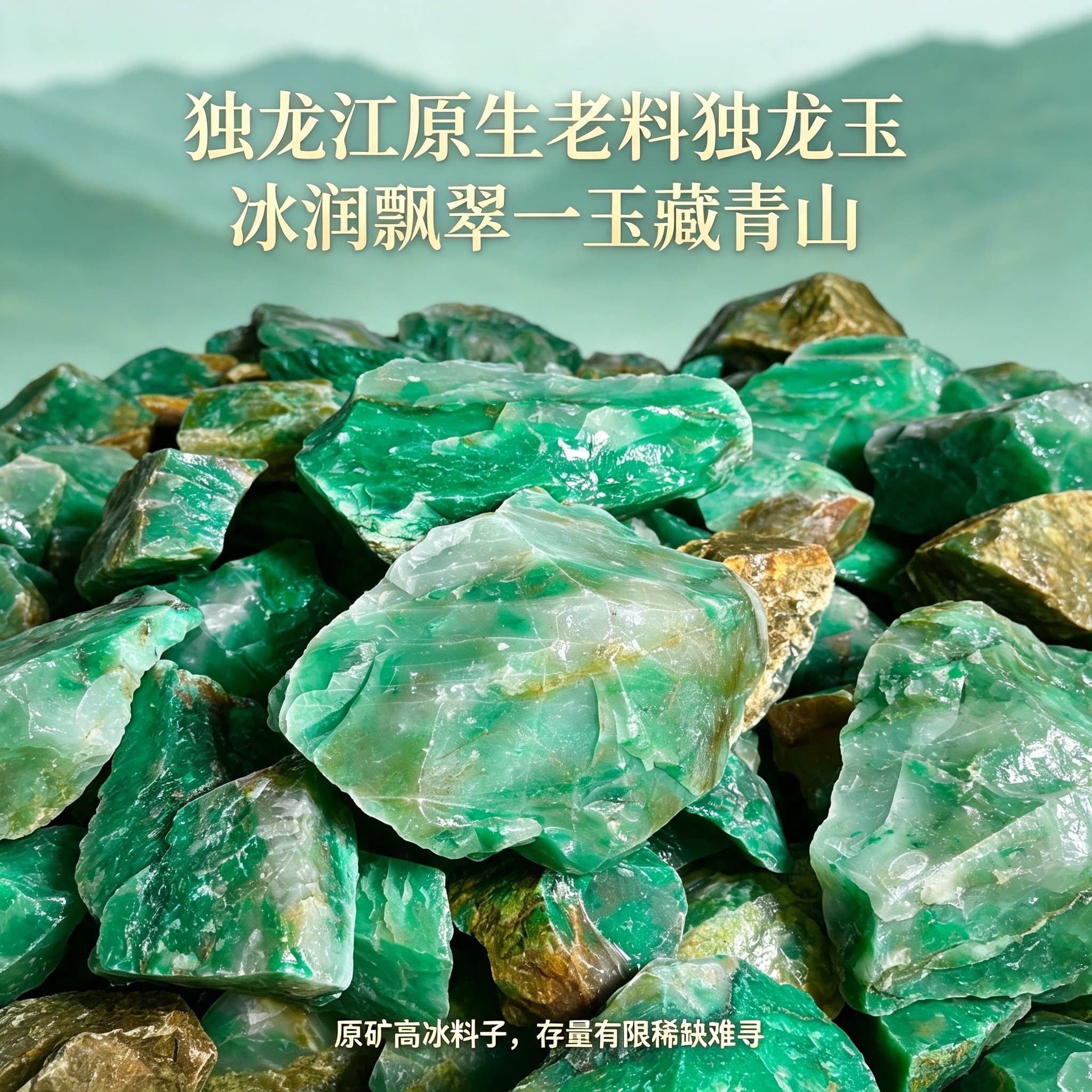 云南冰飘花高冰手镯手链项链坠图片