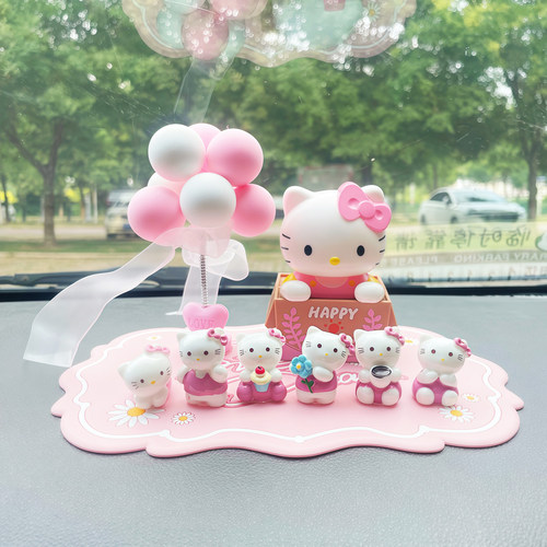 太阳能摇头汽车摆件Kitty喵