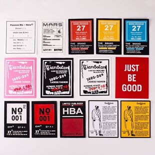 饰 破洞装 手缝布贴缝补衣服帖英文字母图案裤 子补丁贴可缝中号时尚