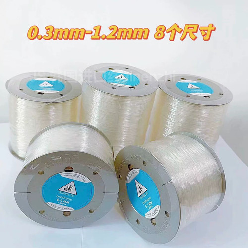 JS韩国进口透明水晶弹力线窜手链玛瑙佛珠DIY耐磨结实圆形松紧绳