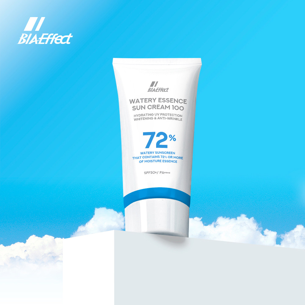 K韩国BIA Effect|补水精华无香温和防晒霜100 SPF50 PA++++ 30g