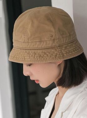 帽子2023年爆款短檐渔夫帽女夏季水桶帽春秋遮阳帽女防晒潮日系韩