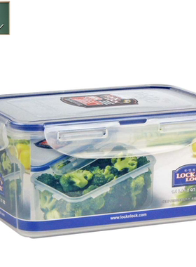 正品乐扣乐扣保鲜盒饭盒便当盒储物盒无害密封盒 HPL815D 1.1L