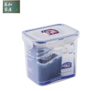 850ml HPL808 正品 乐扣乐扣保鲜盒长方形谷物盒塑料收纳盒保鲜盒