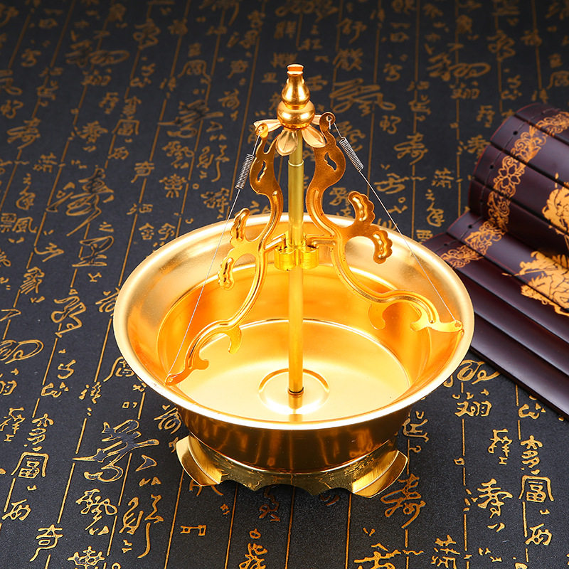 24小时盘香架香托檀香支架盘禅意创意家用合金沉香点香架香炉