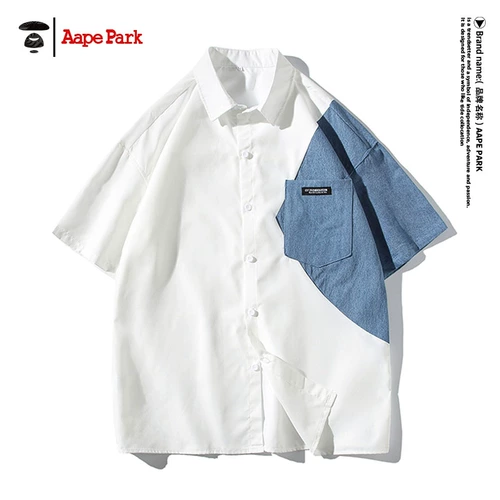 Японская небольшая дизайнерская рубашка для отдыха