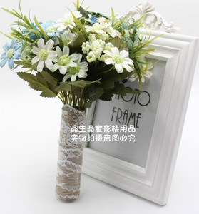 外景影楼新款田园风 婚纱摄影道具手捧花 影楼外景拍摄道具手捧Z