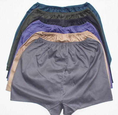 中老年棉加厚外穿宽松平角内裤