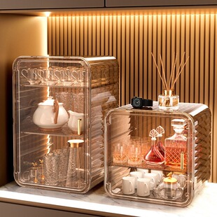 装茶杯的容器防尘杯子收纳置物架杯架水杯储物架茶具茶杯架咖啡杯