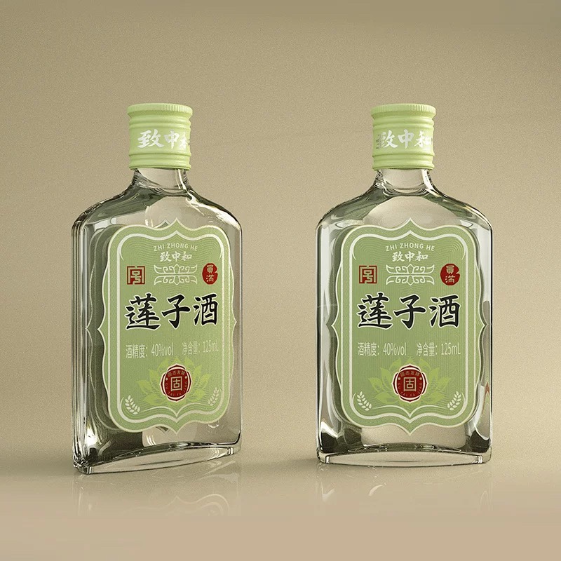 固态发酵莲子酒致中和图片