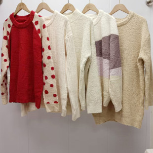 微瑕疵福利孤品尾单冬季 软绵绵半边绒家居服单件上衣