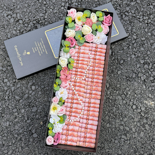 创意diy肥牛卷花束礼盒有钱花礼品手工自制材料生日礼物送女友