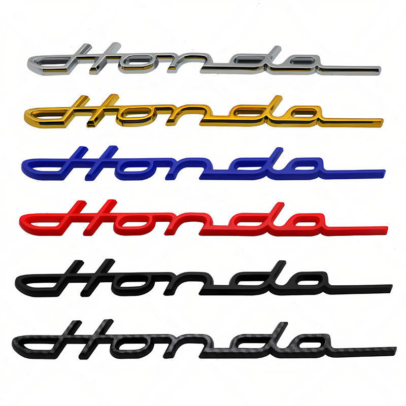 适用于本田新飞度 CRV改装车标 草体英文字母后尾箱贴标志