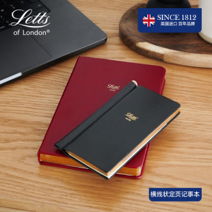 Letts记事本Legacy heritage英国进口笔记本子横线本定页本日程本手帐本记事本日记本工作用本子金边复古