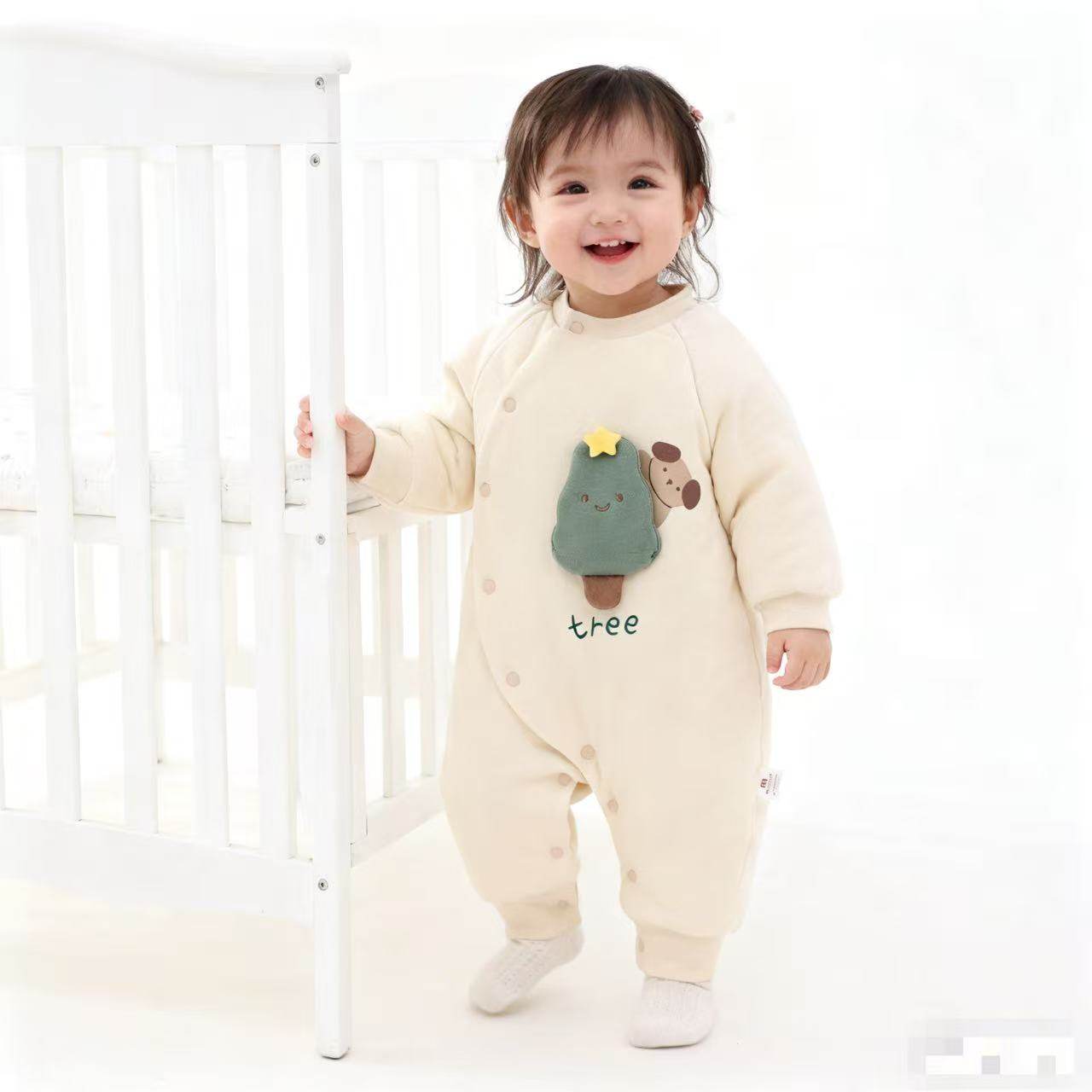 婴儿夹棉连体衣120g宝宝棉衣新生儿A类秋冬保暖贴身哈衣韩版爬服,童装/婴儿装/亲子装,连身衣/爬服/哈衣,淘宝优惠券,粉丝福利购,淘宝优惠卷