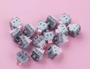 XCJZ小窗剪烛LUCY轴静音线性客制化机械键盘轴体开关触底55g 五脚