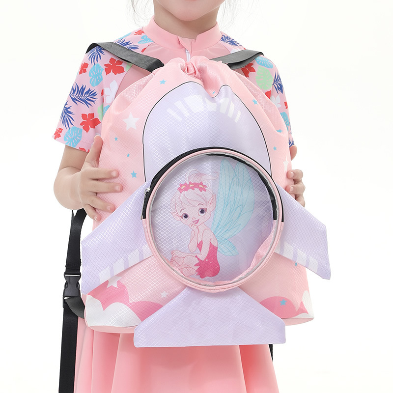 儿童游泳包干湿分离防水收纳袋沙滩双肩背包游泳装备工厂直销