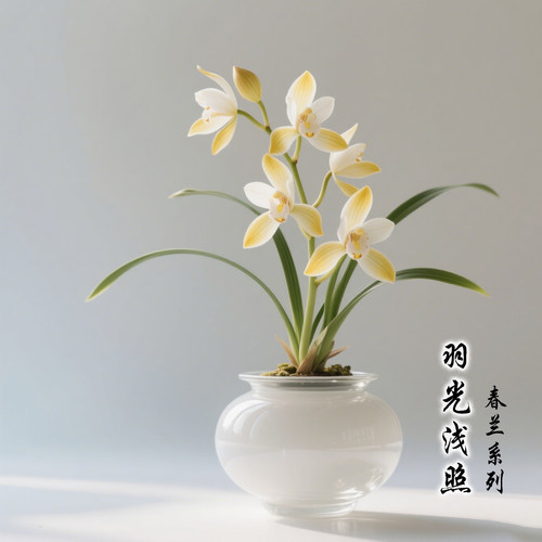 羽光浅照名贵兰花苗春兰盆栽