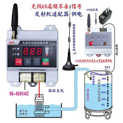 无障碍5KM自动无线水位可设启停