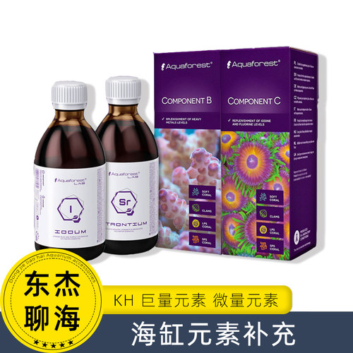 紫色森林海缸元素钙镁KH