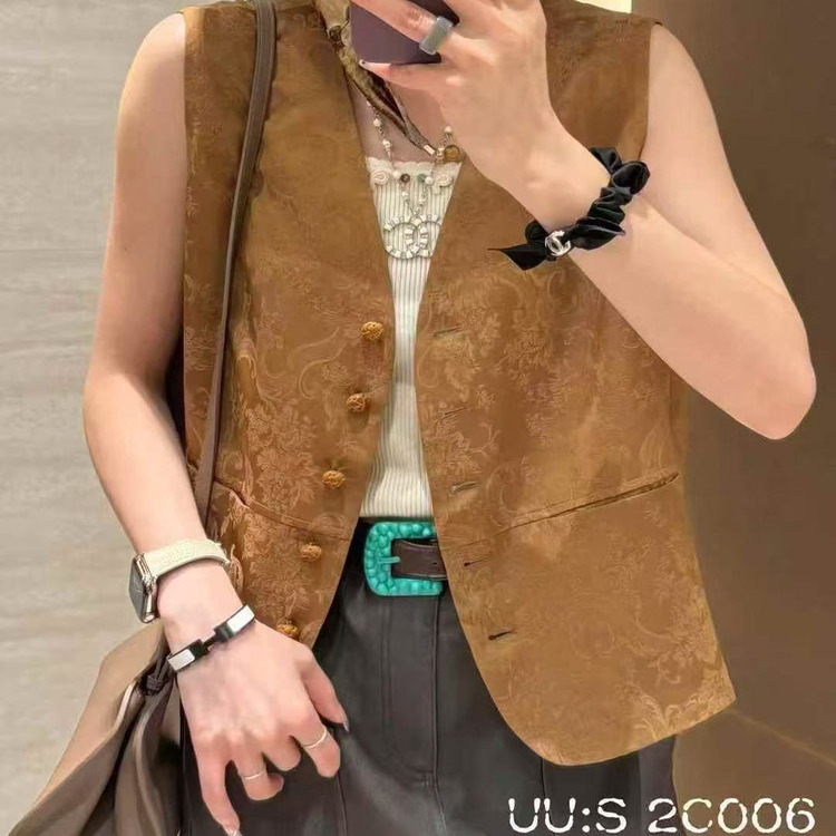 新中式国风马甲女2025年新款