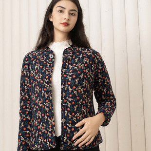 吉美羊中老年女装女士小棉袄妈妈装羊毛蚕丝内胆内穿加厚保暖外穿