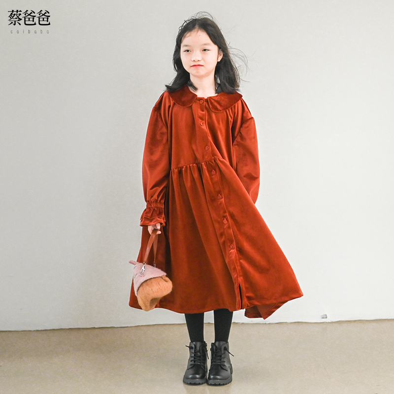 女连衣裙秋冬宽松连衣裙文艺