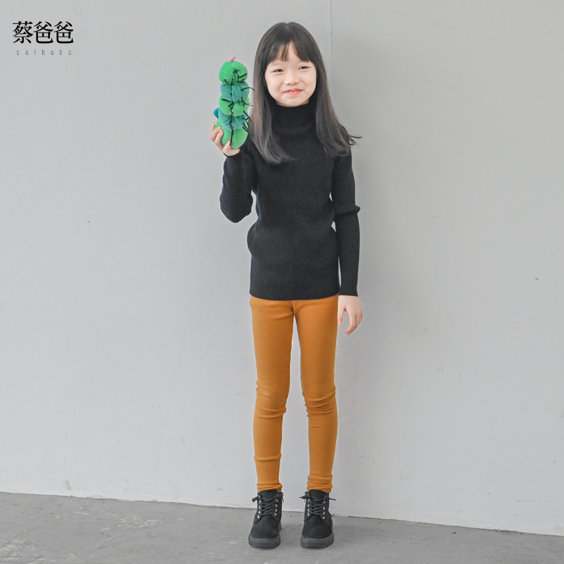 蔡爸爸童装2026新款冬装打底裤女大童紧身裤百搭多色打底秋裤1025,童装/婴儿装/亲子装,裤子,淘宝优惠券,粉丝福利购,淘宝优惠卷