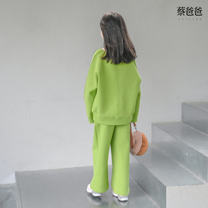 春秋森系卫衣长裤套装休闲套装