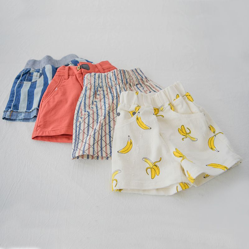 夏季中裤夏季清凉松紧腰女童中裤