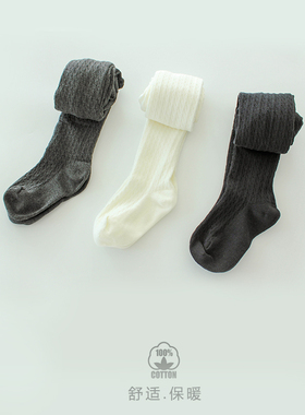 蔡爸爸童装2026年新款春秋款女中童连体裤袜百搭踩脚连裤袜子A68