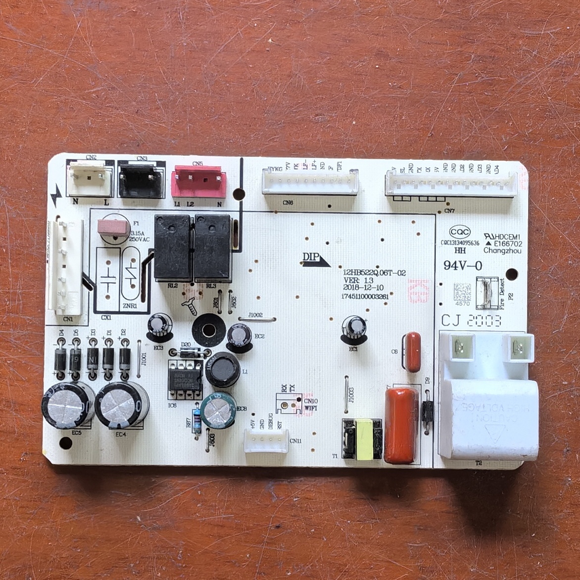 美的燃气热水器12HB522Q.06T-02 17451100003261主板