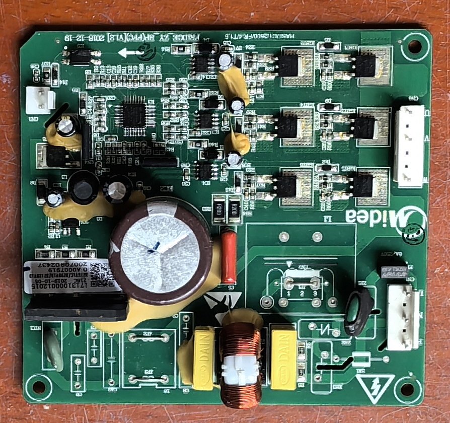 适用美的冰箱压缩机DZ75V1C/90V1D/120V1D变频板17131000012015