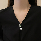 MeraCoco国风福禄领口防走光神器葫芦珍珠胸针扣固定衣服别针配饰