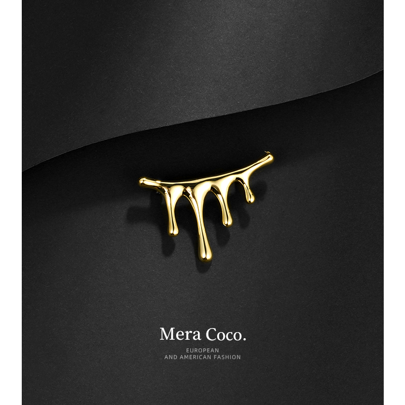 风格利器伤痕男士西装胸针